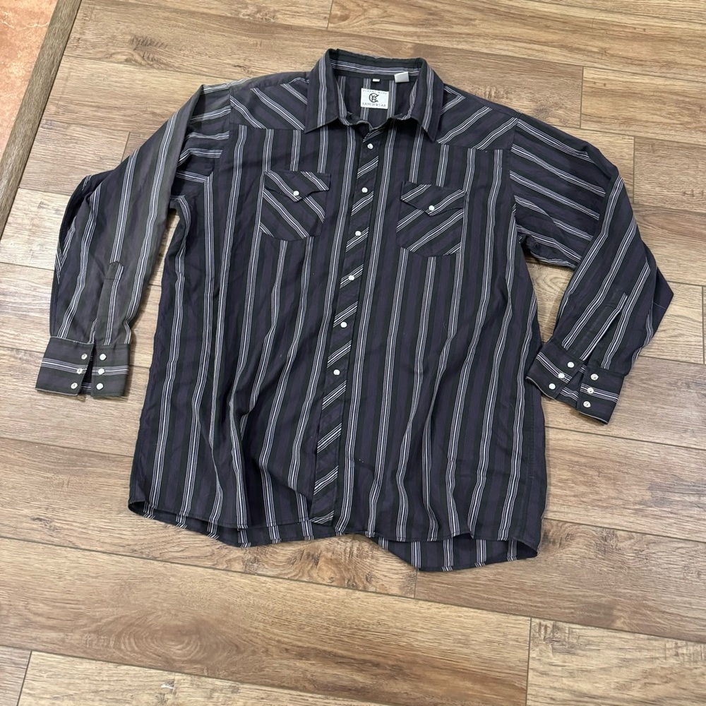 Vintage Western Cowboy Corral West Snap Shirt